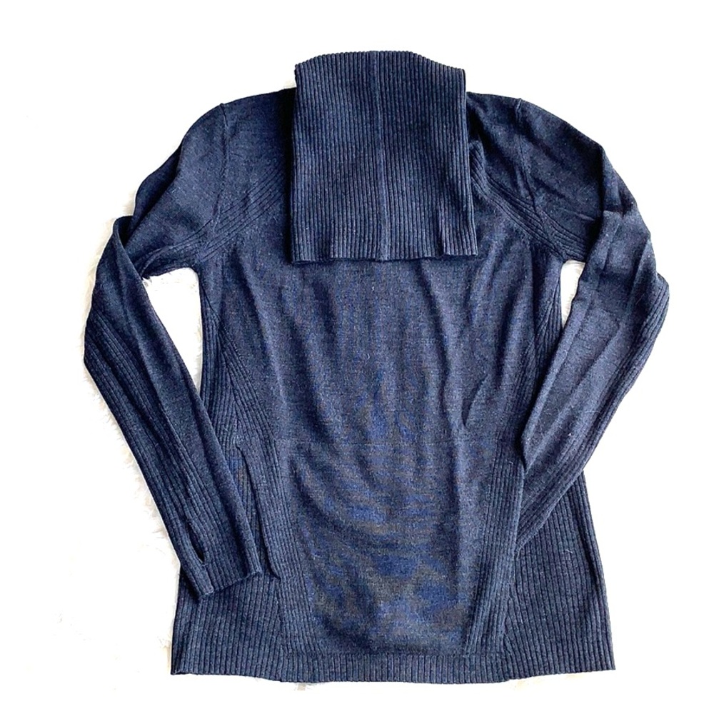 Lululemon cowl neck merino wool sweater